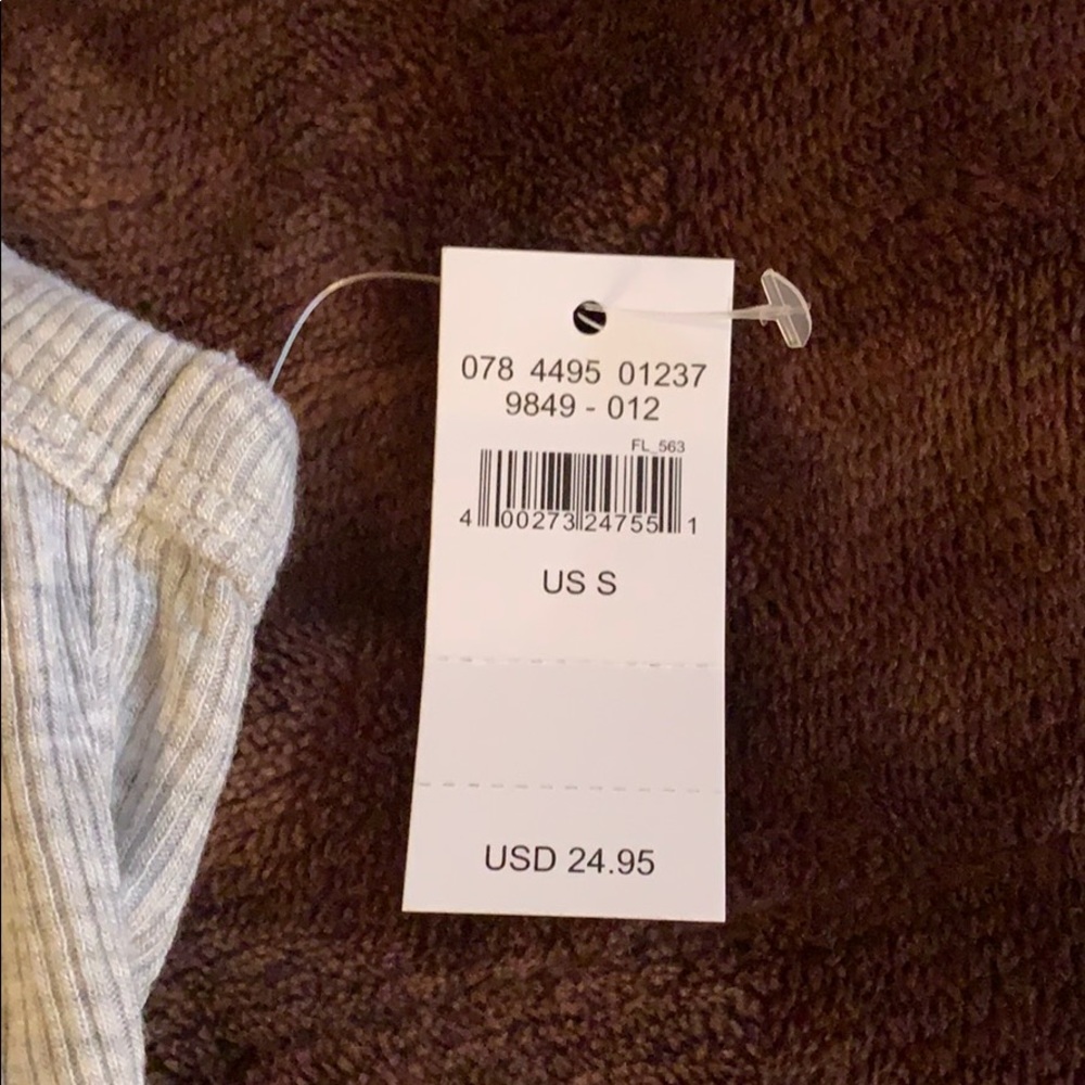 SMALL Two Aerie Ribbed Bodysuits Pink Gray Small - Picture 2 of 7